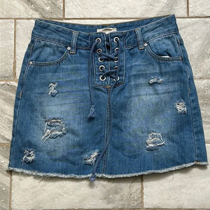 Sky‎ and Sparrow Jean skirt
